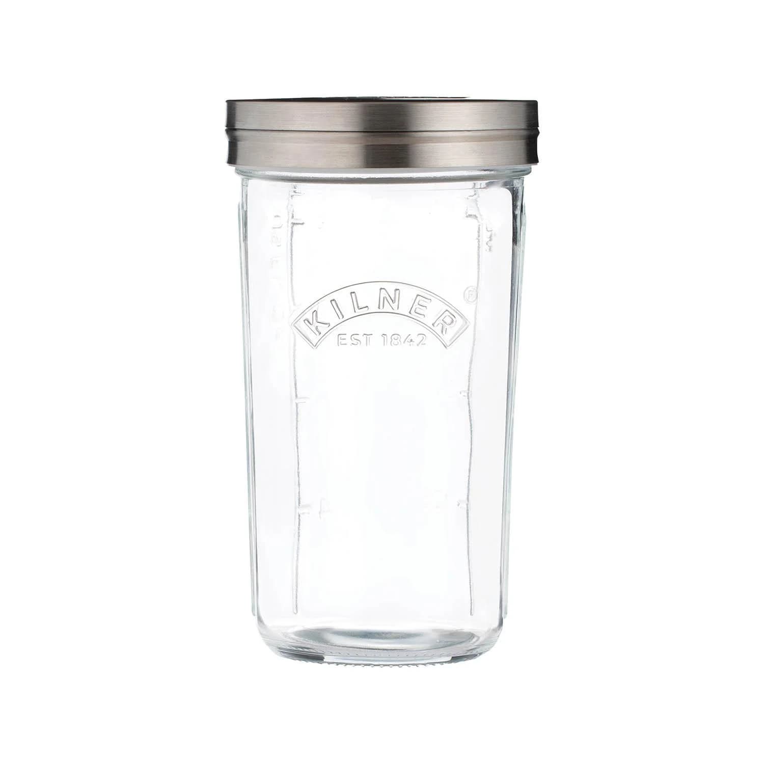 Siebglas KILNER Glas Weiß