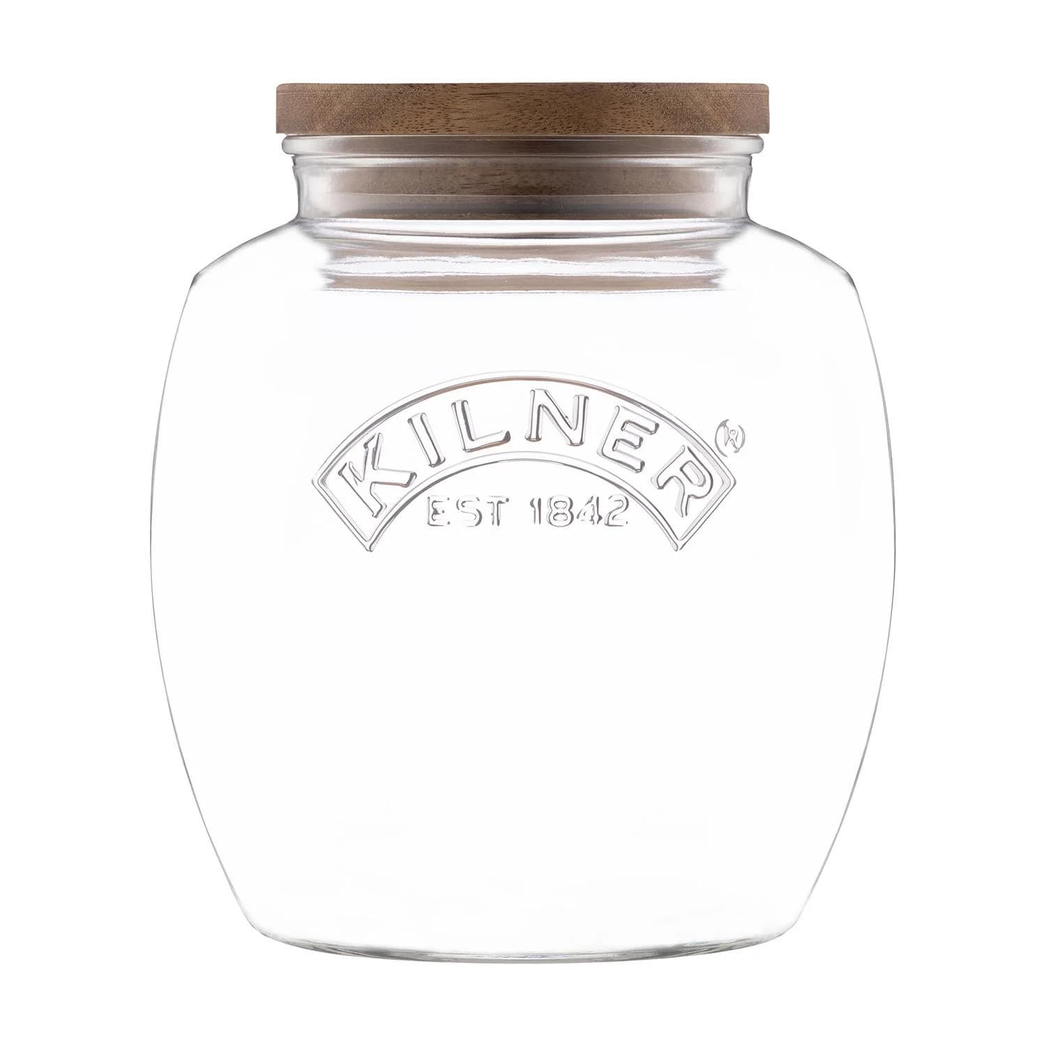 Vorratsglas KILNER 2 Liter Glas Akazienholz