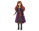 Hasbro Lichtzauber Anna Puppe Frozen II Schwarz-Lila mit Lichteffekt Bild 1