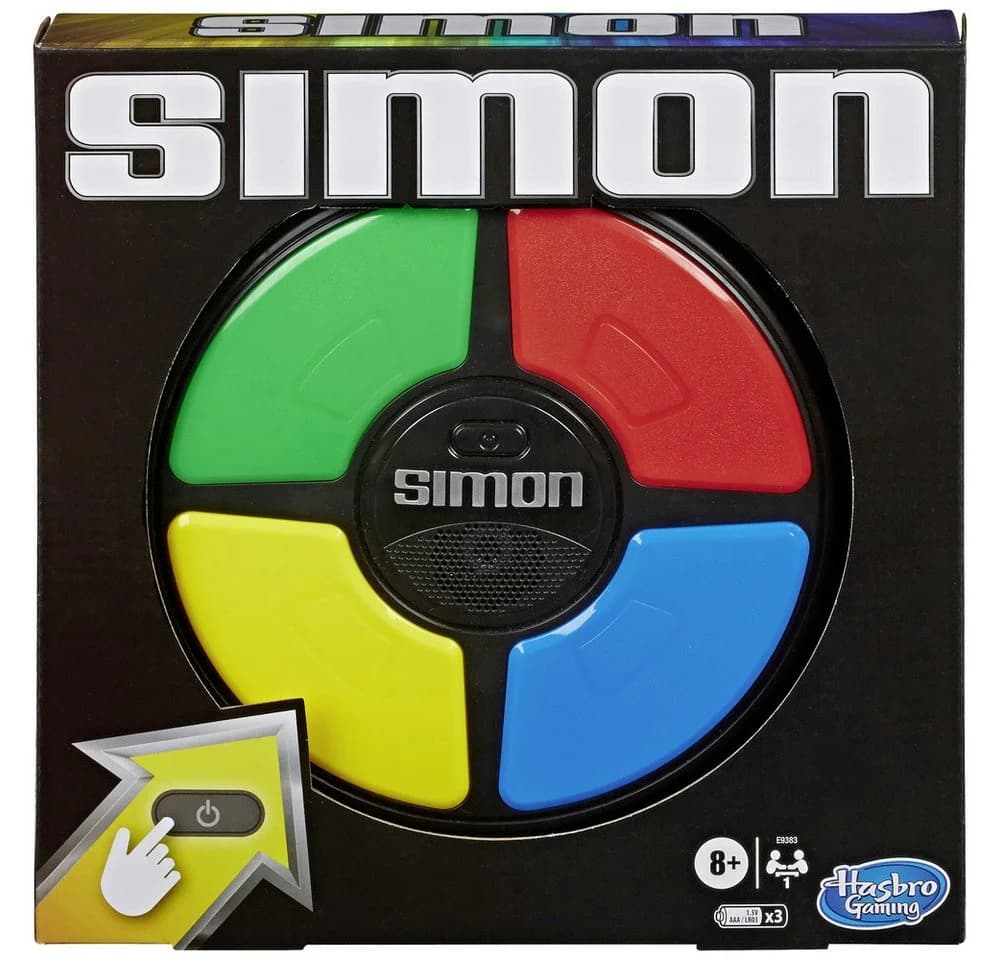 Hasbro Simon Elektronisches Spiel Bunt Lichter und Geräusche