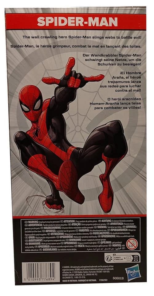 Marvel Avengers Spider-Man Actionfigur 24 cm Schwarz-Rot