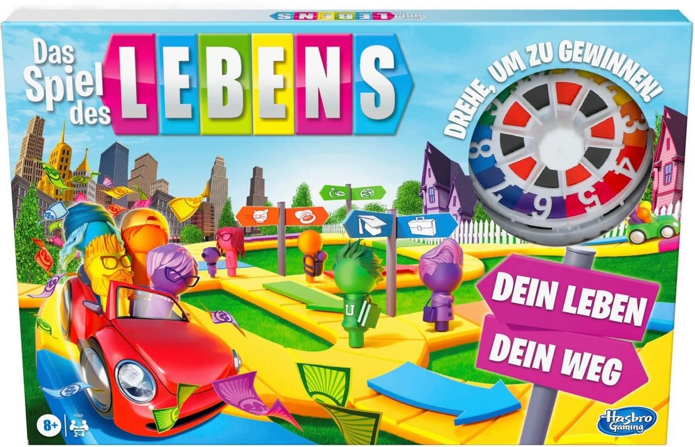Hasbro Das Spiel des Lebens Brettspiel Bunt