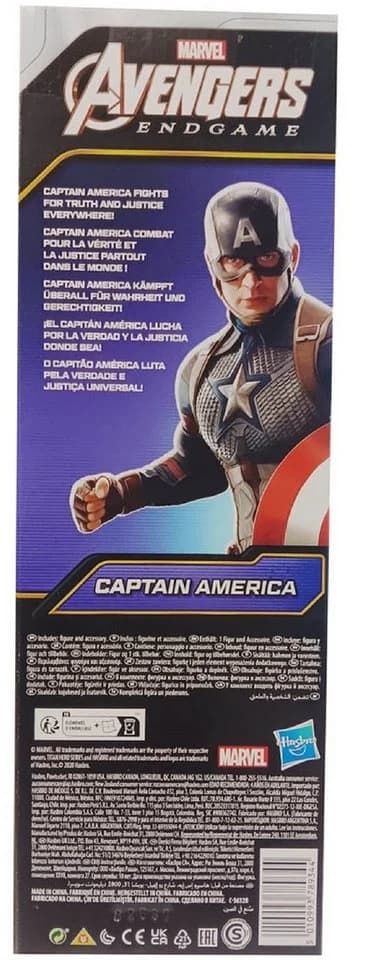 MARVEL Actionfigur Captain Amerika Titan Hero Series 30 cm