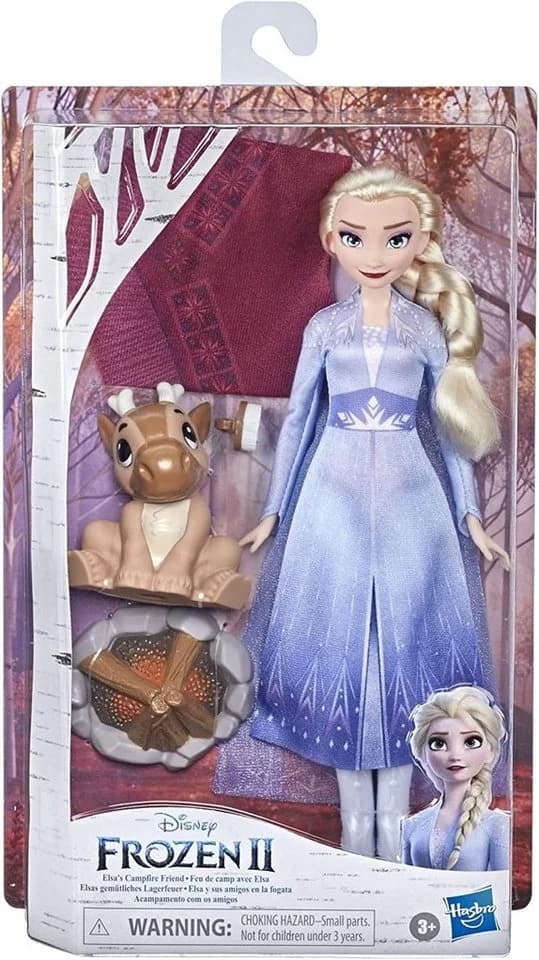 Hasbro Elsa Puppe Disney Frozen 2 Reise-Outfit mit Lagerfeuer - Bild 2