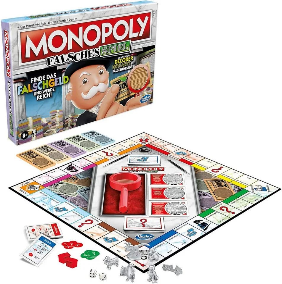Hasbro Monopoly Falsches Spiel Brettspiel ab 8 Jahren 2-6 Spieler - Bild 2