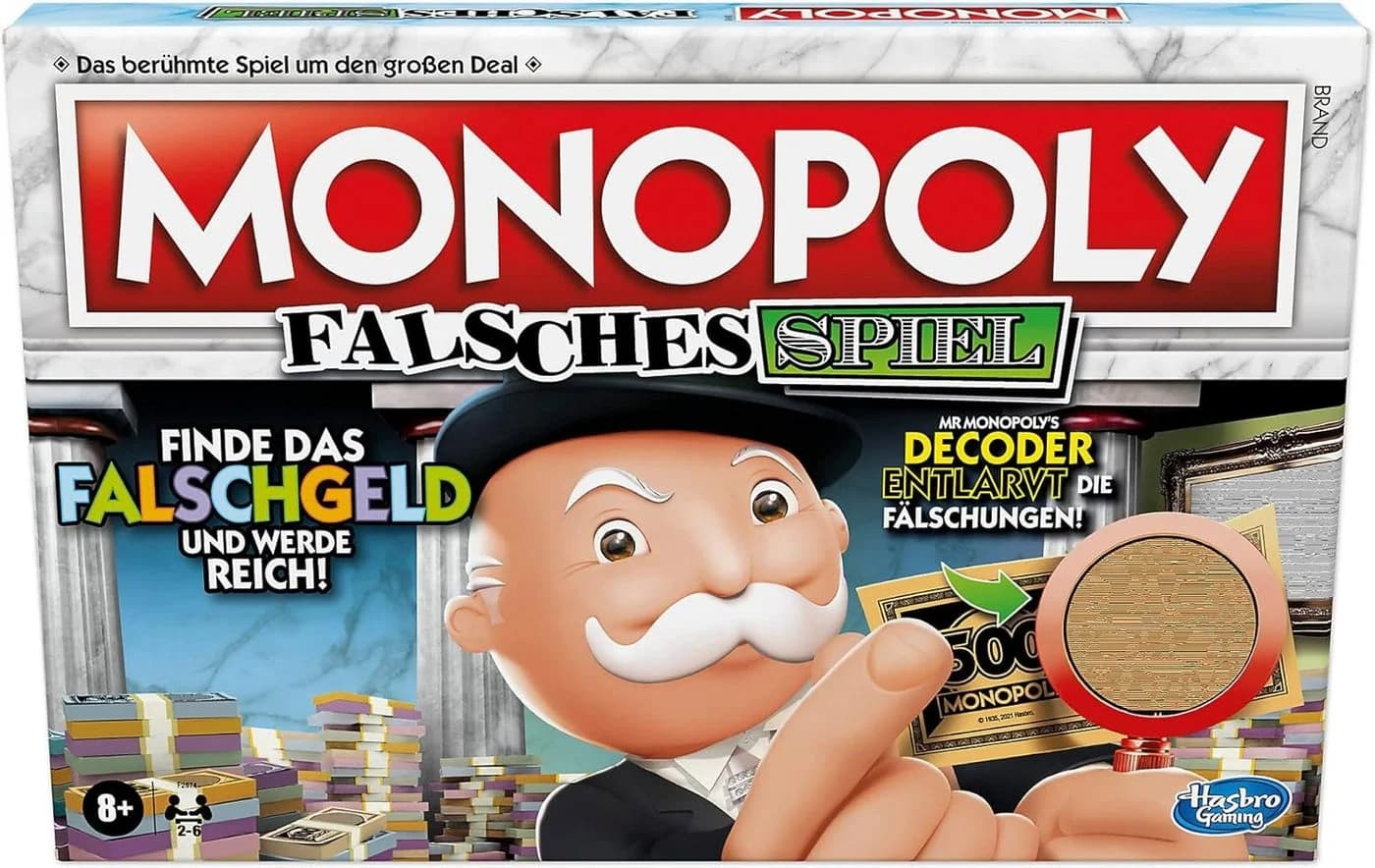Hasbro Monopoly Falsches Spiel Brettspiel ab 8 Jahren 2-6 Spieler - Bild 3