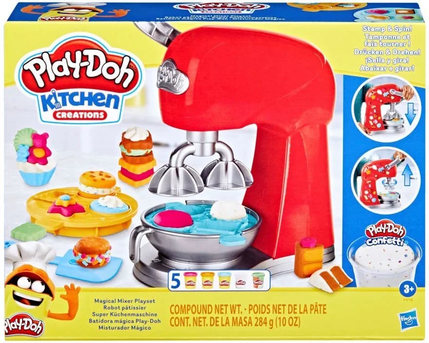 Hasbro Play-Doh Super Küchenmaschine Knetform-Set Bunt