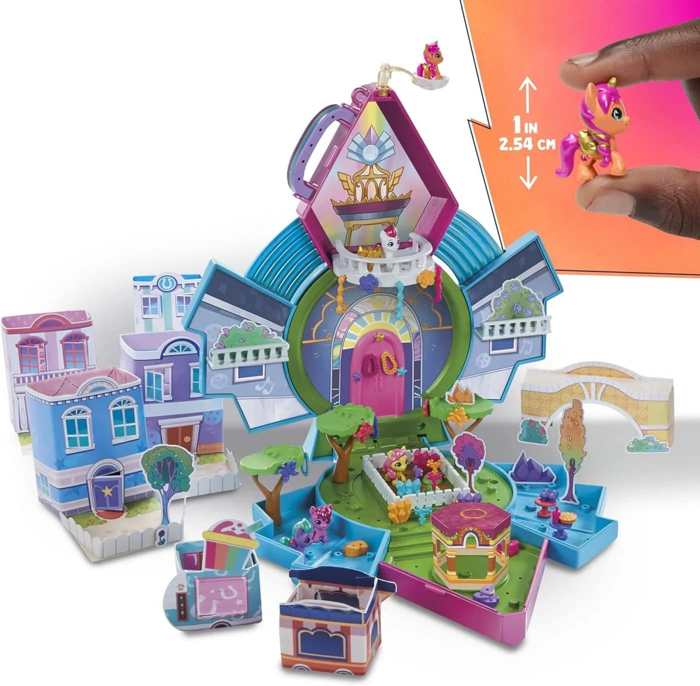 Hasbro Spielwelt My Little Pony - Mini World Magic Mini-Kristallspielhaus Bunt