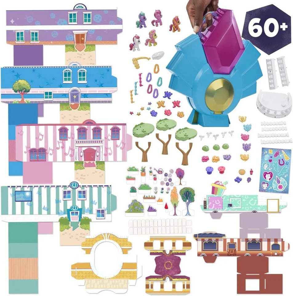 Hasbro Spielwelt My Little Pony - Mini World Magic Mini-Kristallspielhaus Bunt - Bild 3