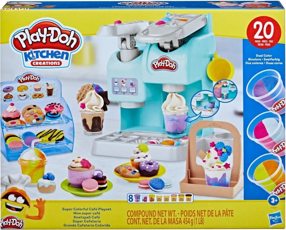 Hasbro Play-Doh Knetspaß Café Knetform-Set mit Kaffeeautomat - Bild 2