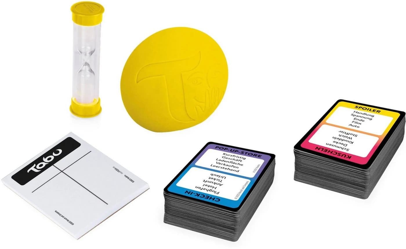 Hasbro Tabu - Das schnelle Wortspiel für 212 Karten & 848 Begriffe - Bild 3
