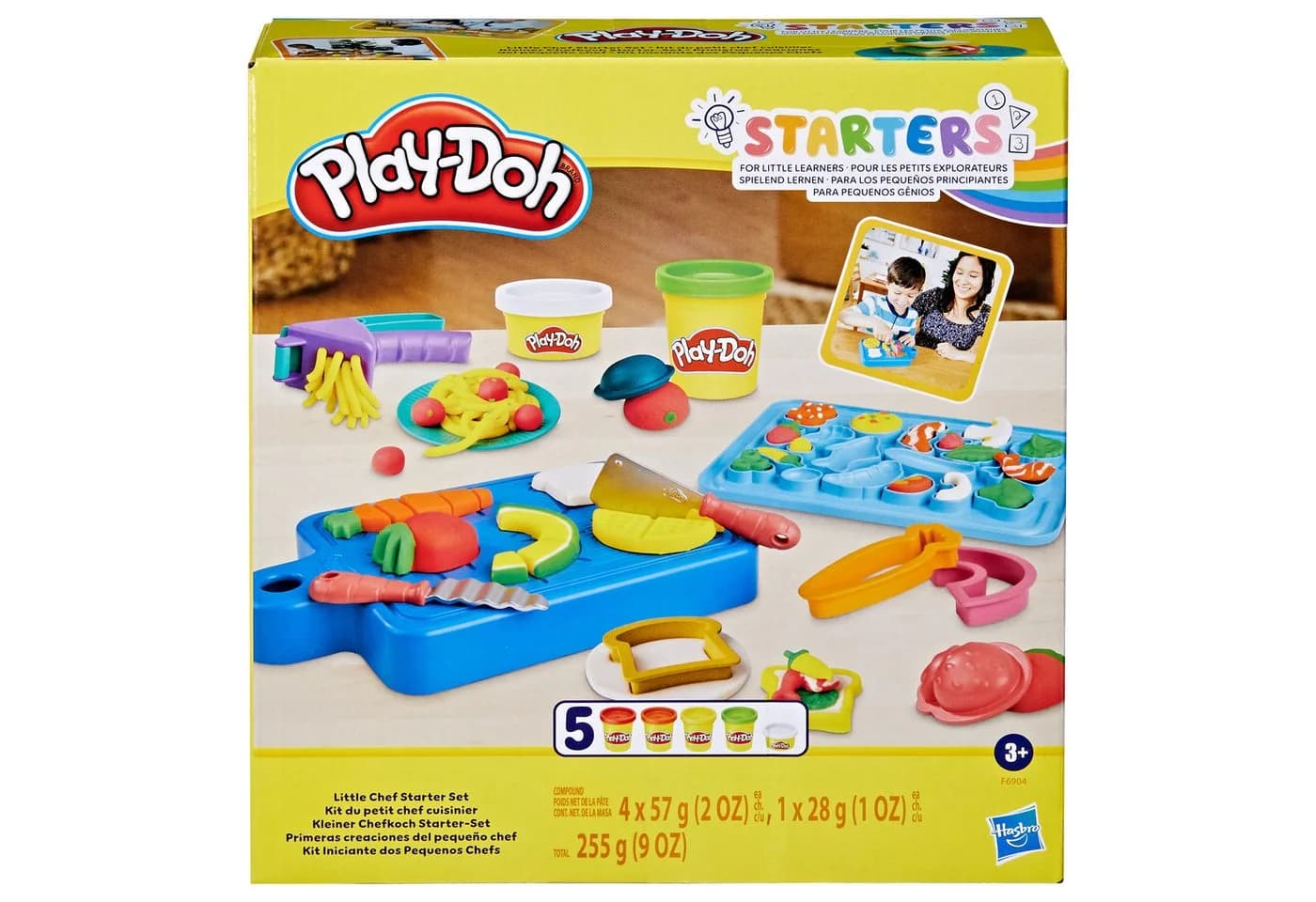 Hasbro Knetform-Set Play-Doh Kleiner Chefkoch Starter-Set Bunt - Bild 2