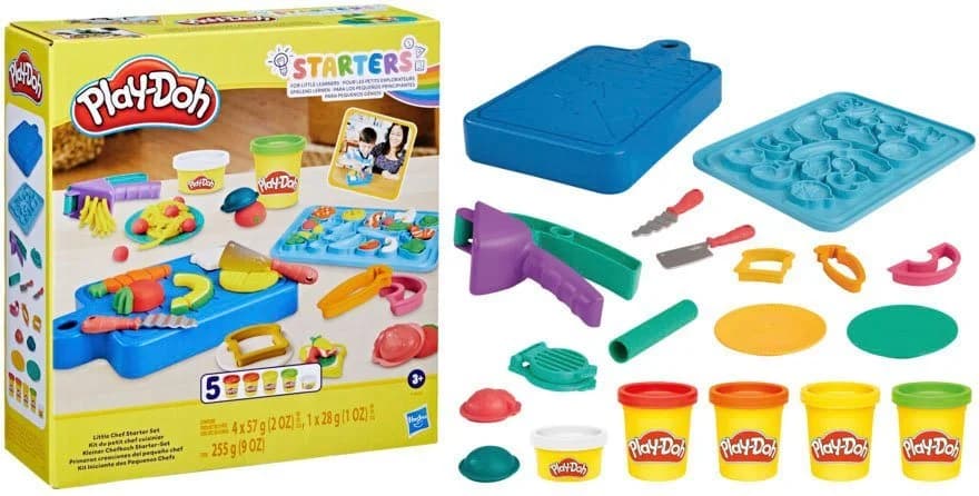 Hasbro Knetform-Set Play-Doh Kleiner Chefkoch Starter-Set Bunt - Bild 3