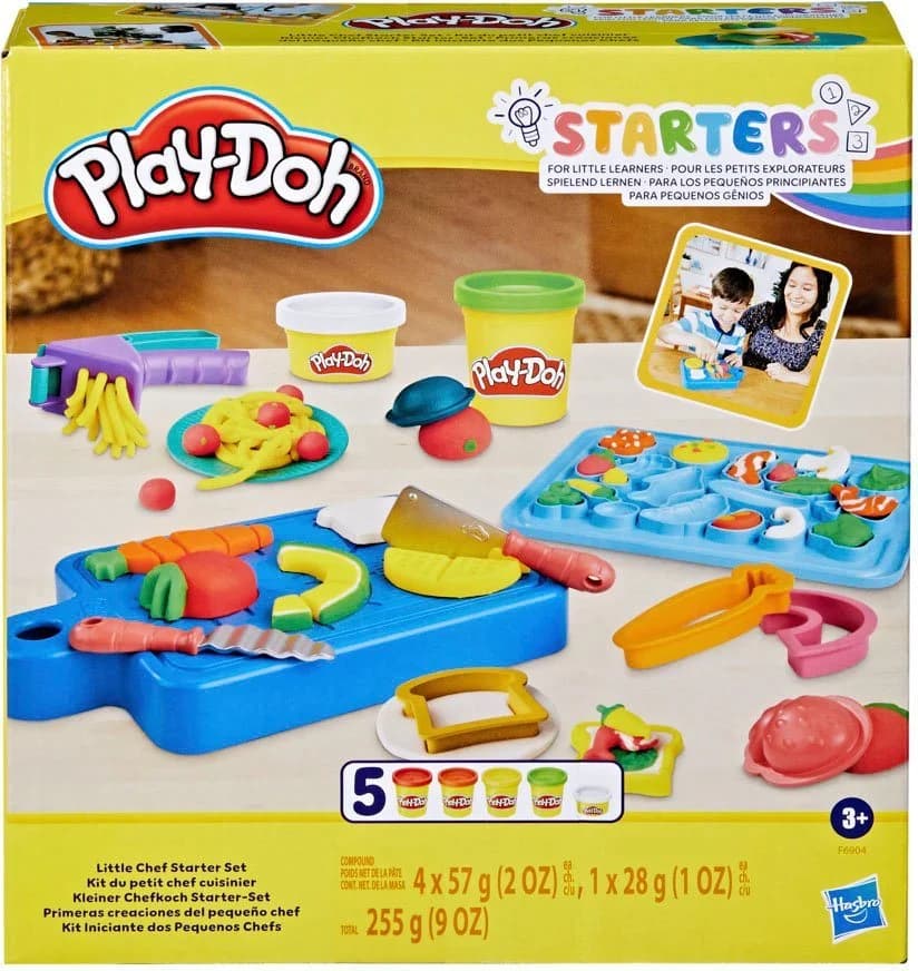 Hasbro Knetform-Set Play-Doh Kleiner Chefkoch Starter-Set Bunt - Bild 4