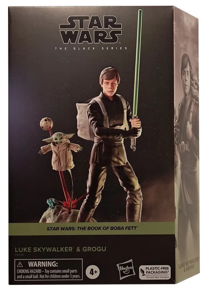Star Wars The Black Series Luke Skywalker Grogu Actionfigur mit Lichtschwert - Bild 2