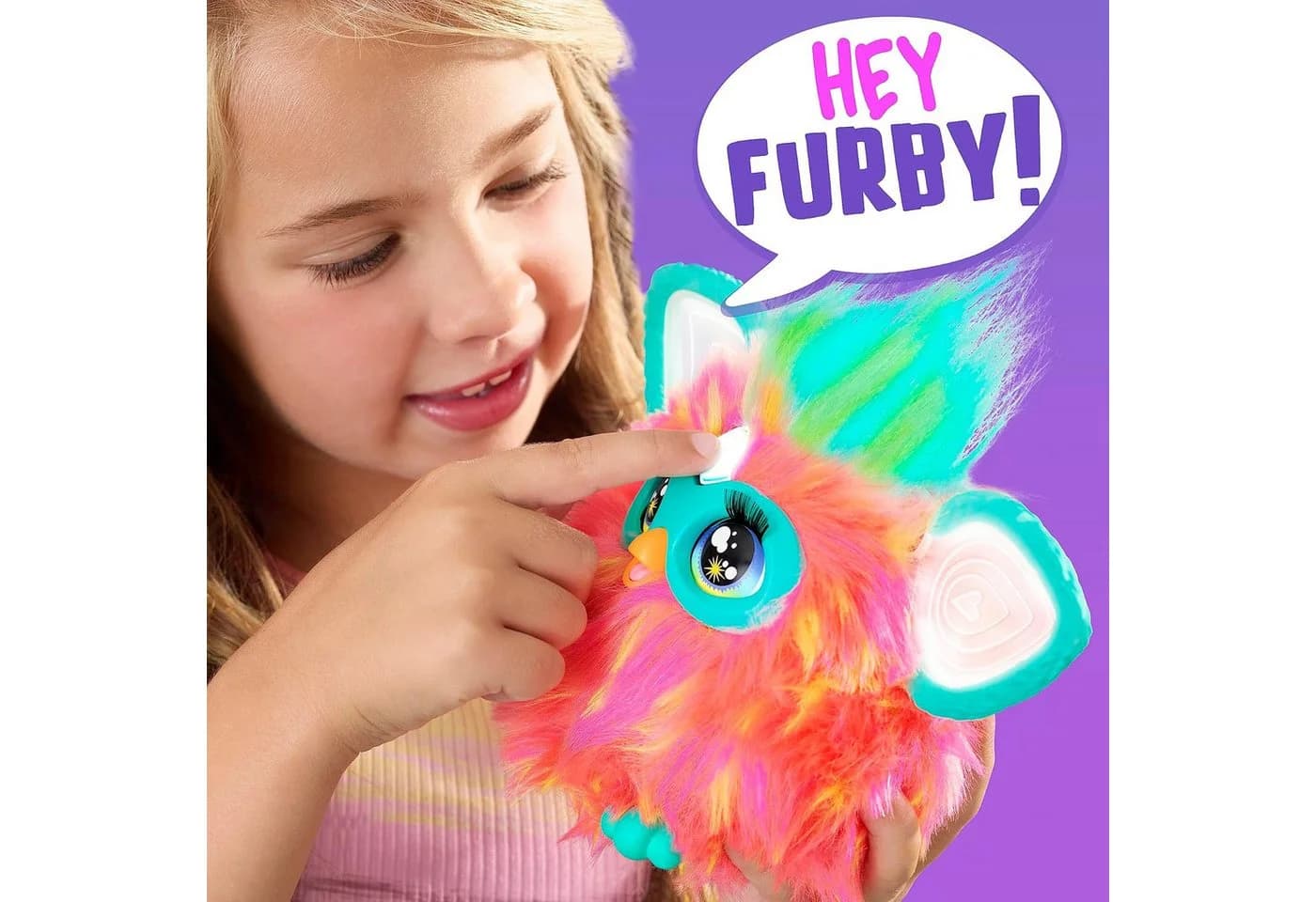 Hasbro Furby Coral Interaktives Plüschtier mit Sprachfunktion und Zubehör