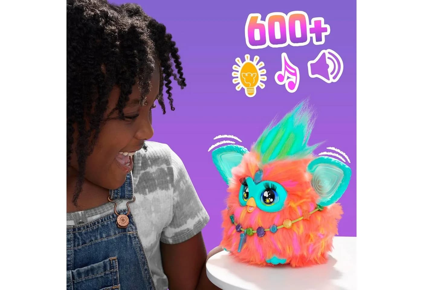 Hasbro Furby Coral Interaktives Plüschtier mit Sprachfunktion und Zubehör - Bild 4