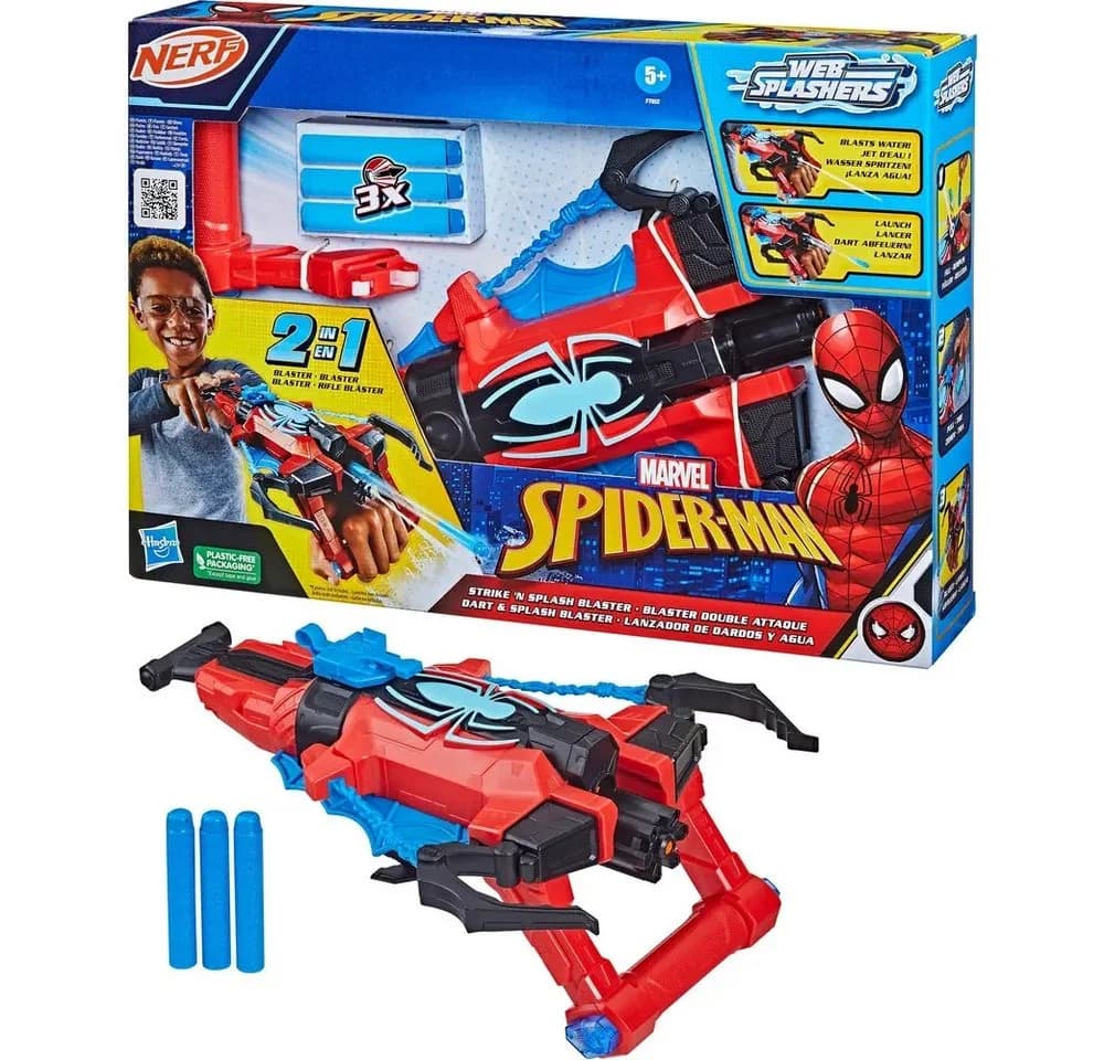Spiderman Strike & Splash Blaster Actionfigur