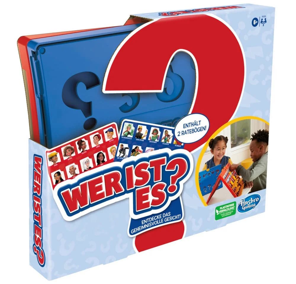 Hasbro Guess Who? Wer ist es? Brettspiel für 2 Spieler ab 6 Jahren - Bild 4