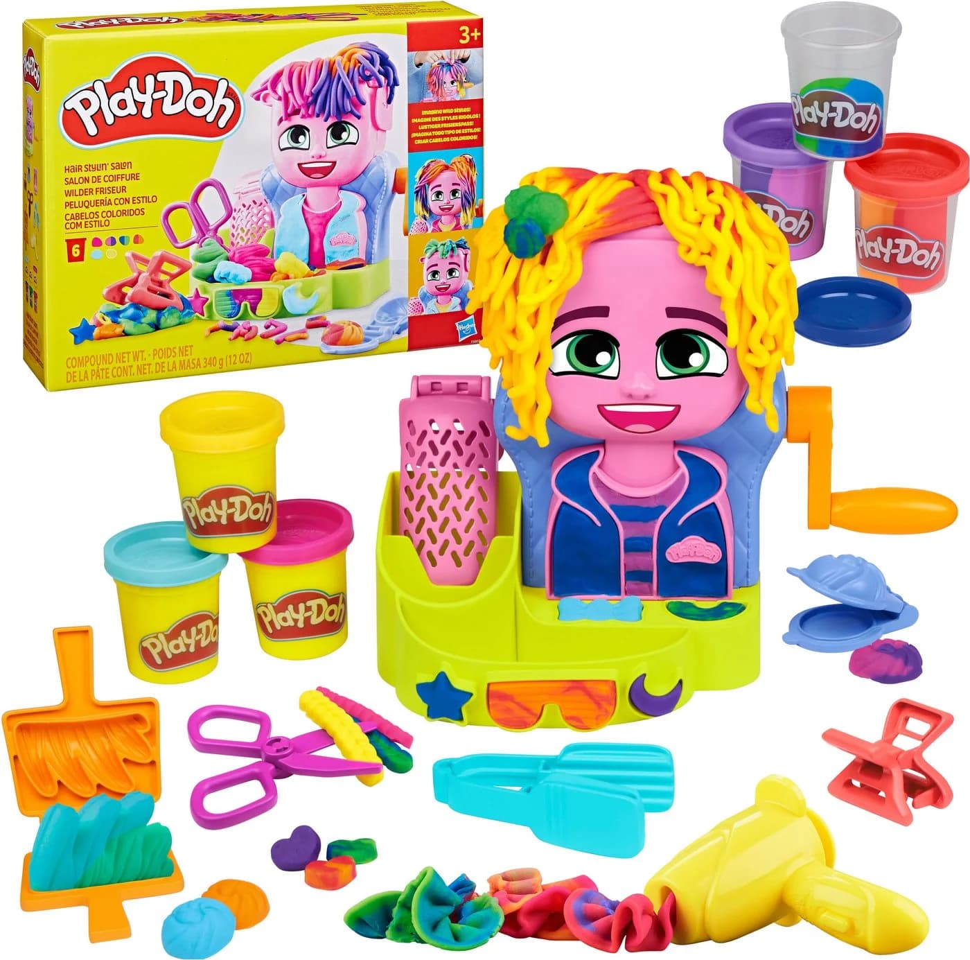 Hasbro Play-Doh Wilder Friseur Knetform-Set mit Zubehör - Bild 5