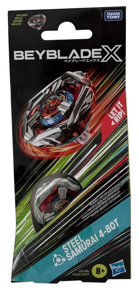 Hasbro Beyblade X Steel Samurai 4-80T Balance-Typ Rechtsdrehend - Bild 2