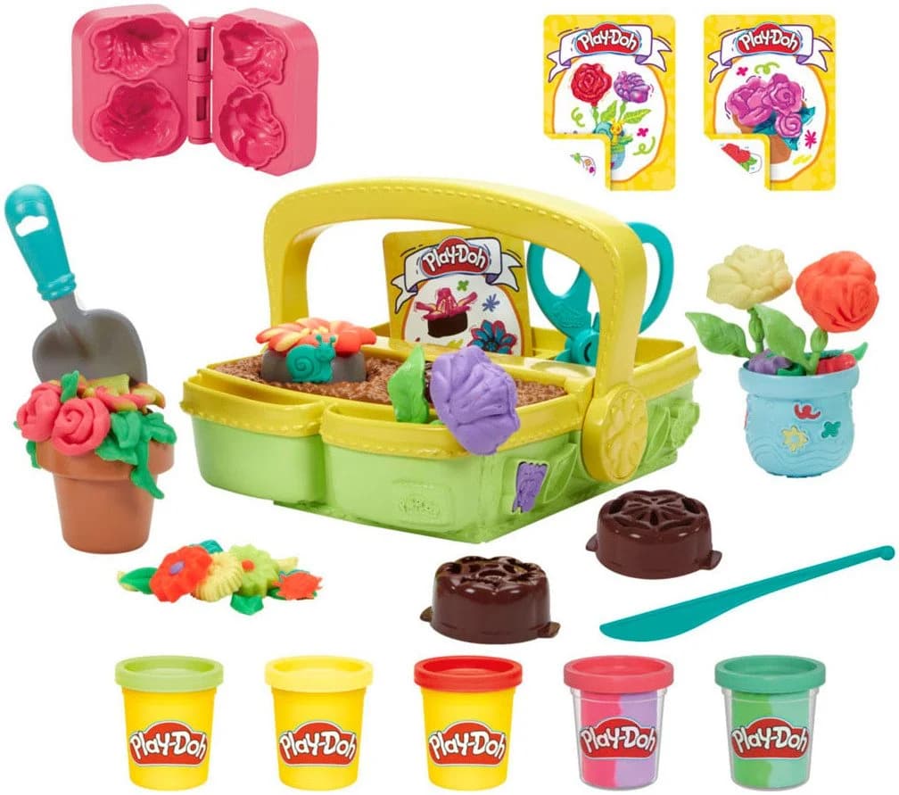 Hasbro Play-Doh Knetform-Set Bunter Blumenspaß mit 5 Dosen - Bild 5