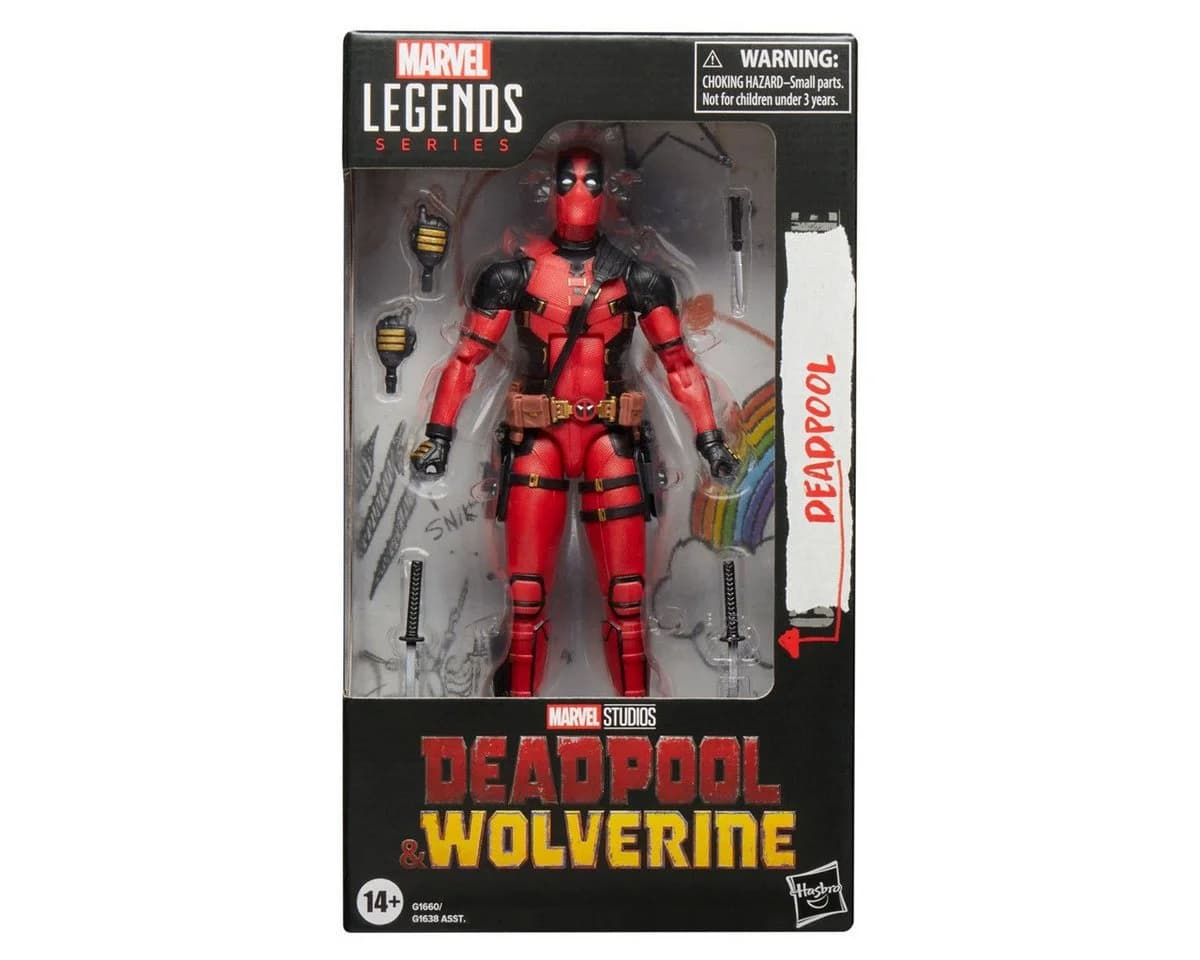 Hasbro Marvel Legends Deadpool 6 Inch Actionfigur mit Zubehör