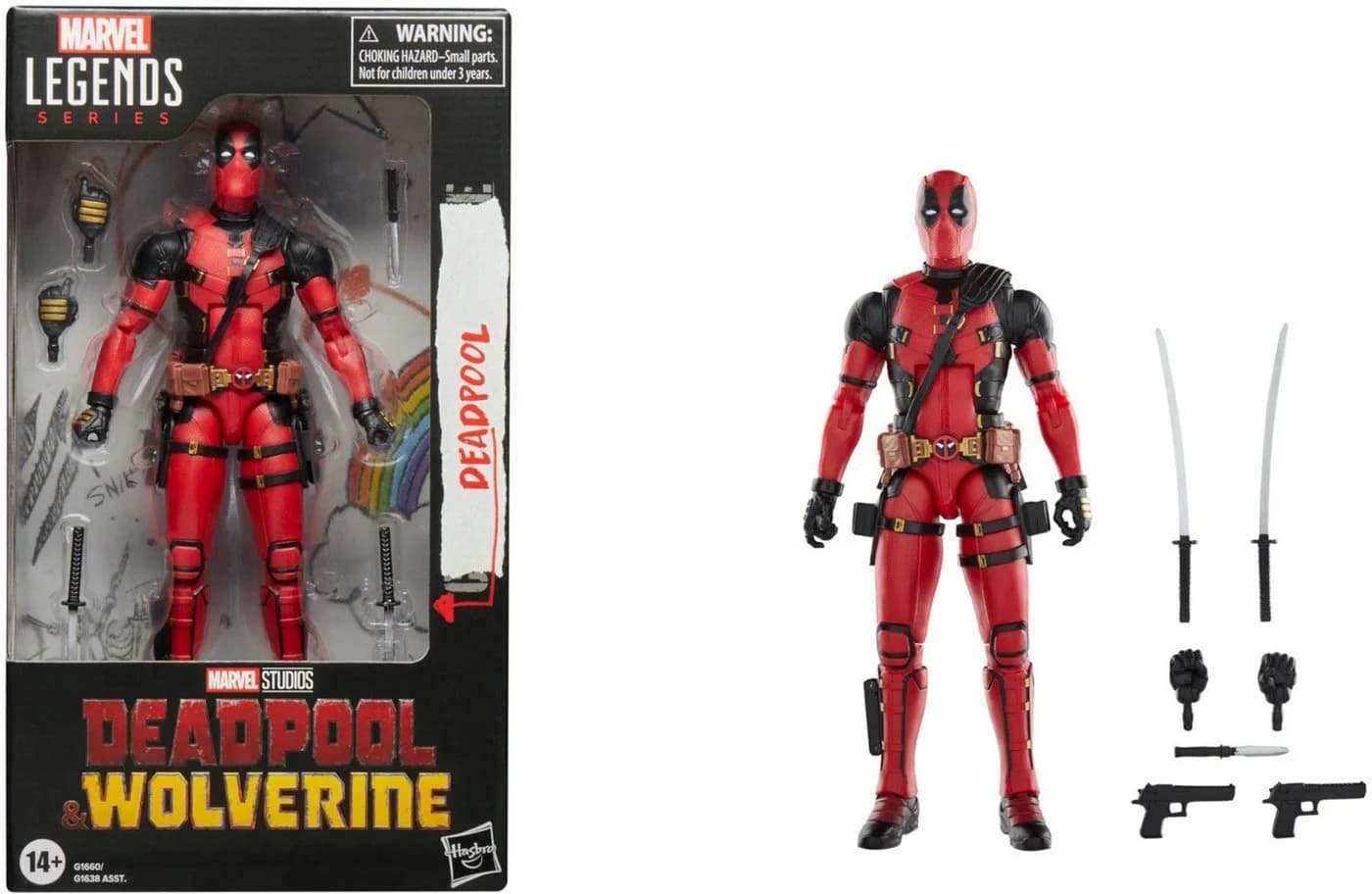 Hasbro Marvel Legends Deadpool 6 Inch Actionfigur mit Zubehör - Bild 2