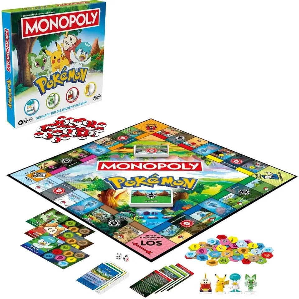 Hasbro Monopoly Pokémon Brettspiel mit 4 Spielfiguren - Bild 3