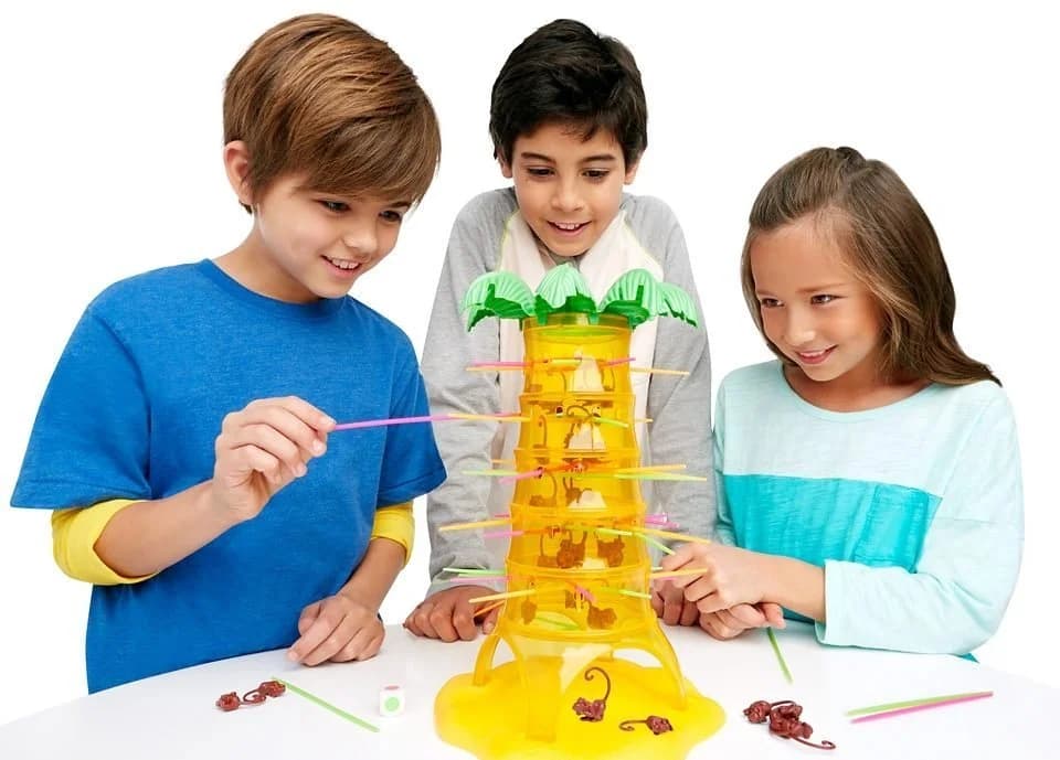 Mattel games Spiel S.O.S Affenalarm Bunt 3D Gesellschaftsspiel