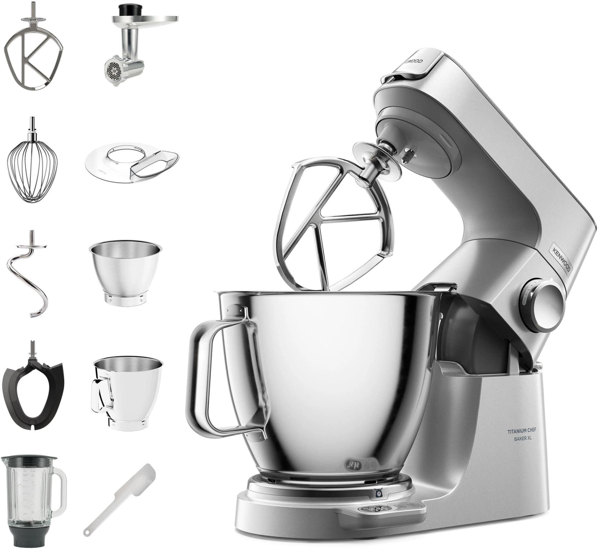 Kenwood Titanium Chef Baker XL Küchenmaschine Silber - Bild 2