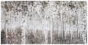 Art for the Home Leinwandbild Birkenwald Braun Modern Bild 1