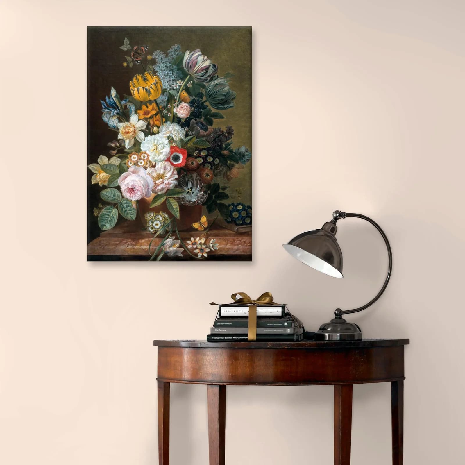 ART FOR THE HOME Leinwandbild Stillleben Blumen Mehrfarbig