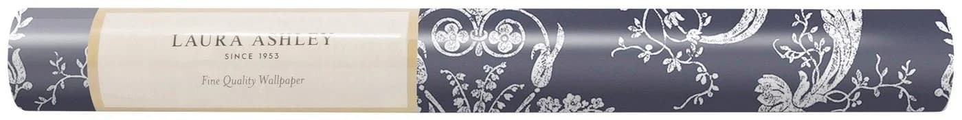 Laura Ashley Vliestapete Josette Dunkelblau Lebhaftes Muster - Bild 4