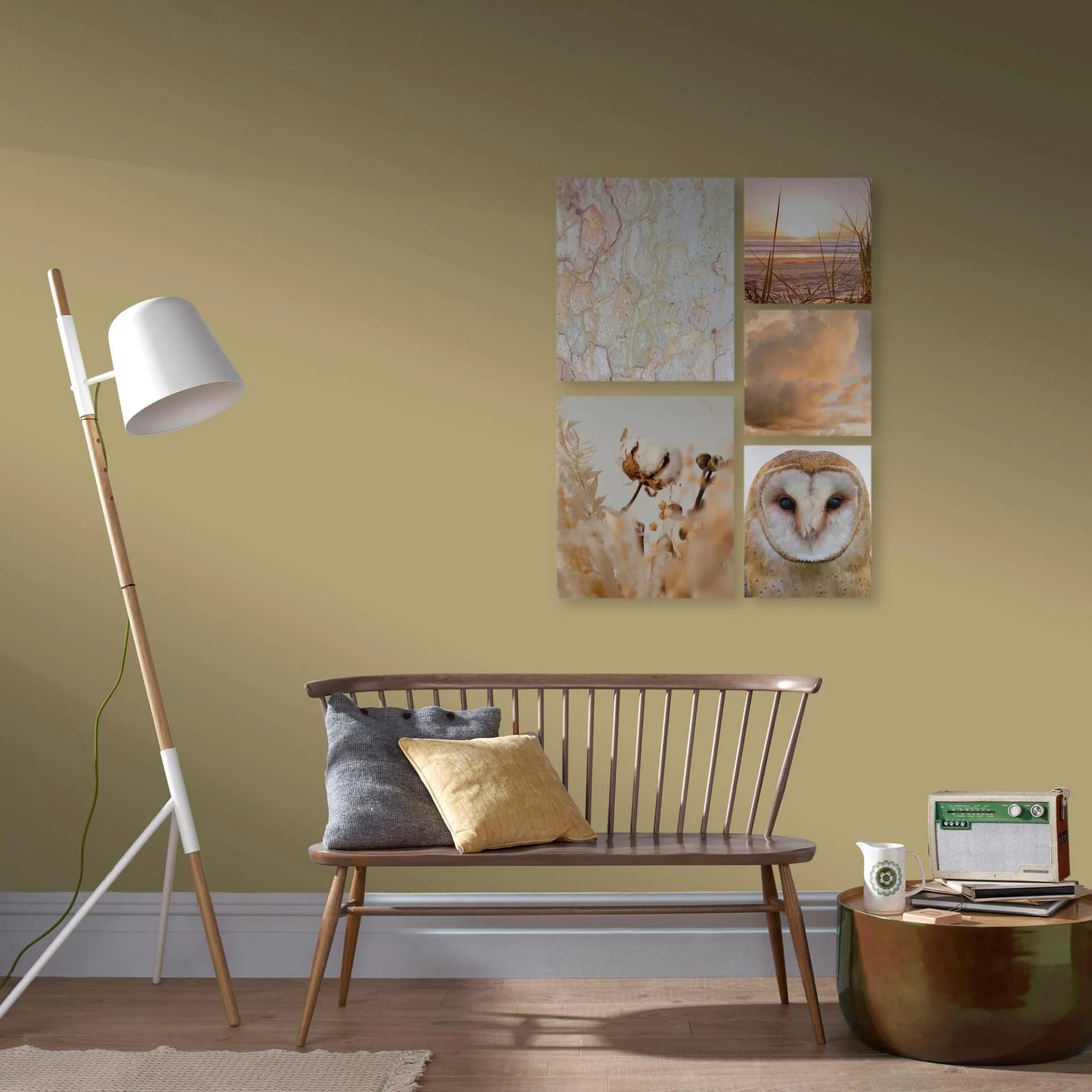 ART FOR THE HOME Leinwandbild Set Natur Bunt