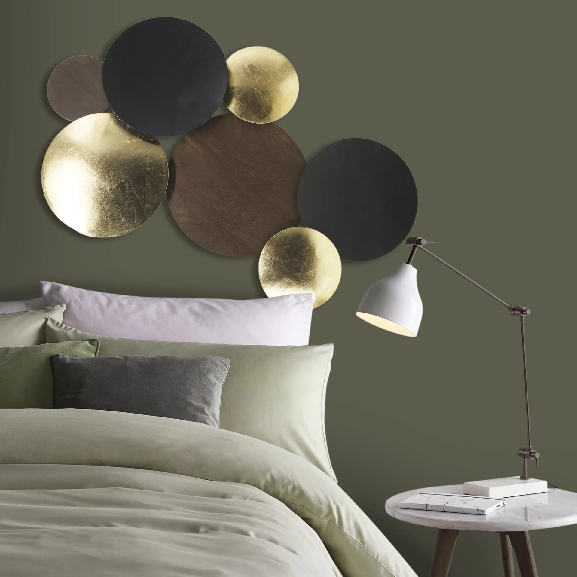Wandbild ART FOR THE HOME "Elegant Ornament" Schwarz Metall Kunst