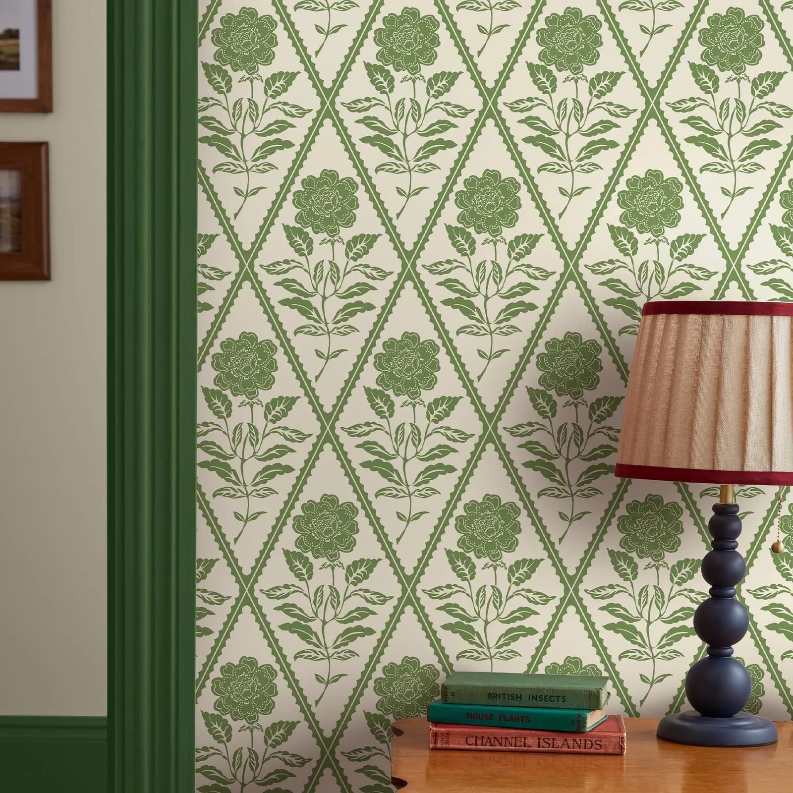 Joules Vliestapete Juliette Floral Grün Blumenmuster