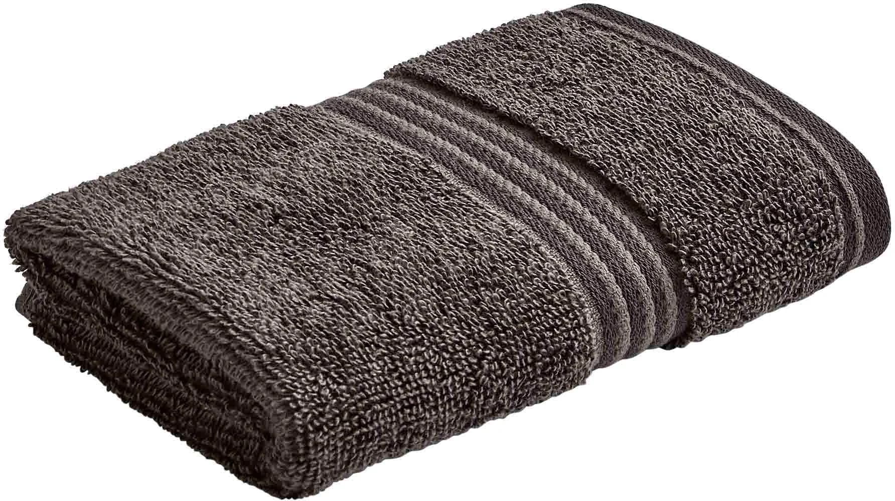CHRISTY SUPREME Waschlappen 6er Set Graphit Premium Walkfrottier