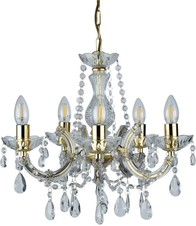 Eleganter Kristall-Kronleuchter in Glitzernd-Luxuriöser Optik - Bild 3