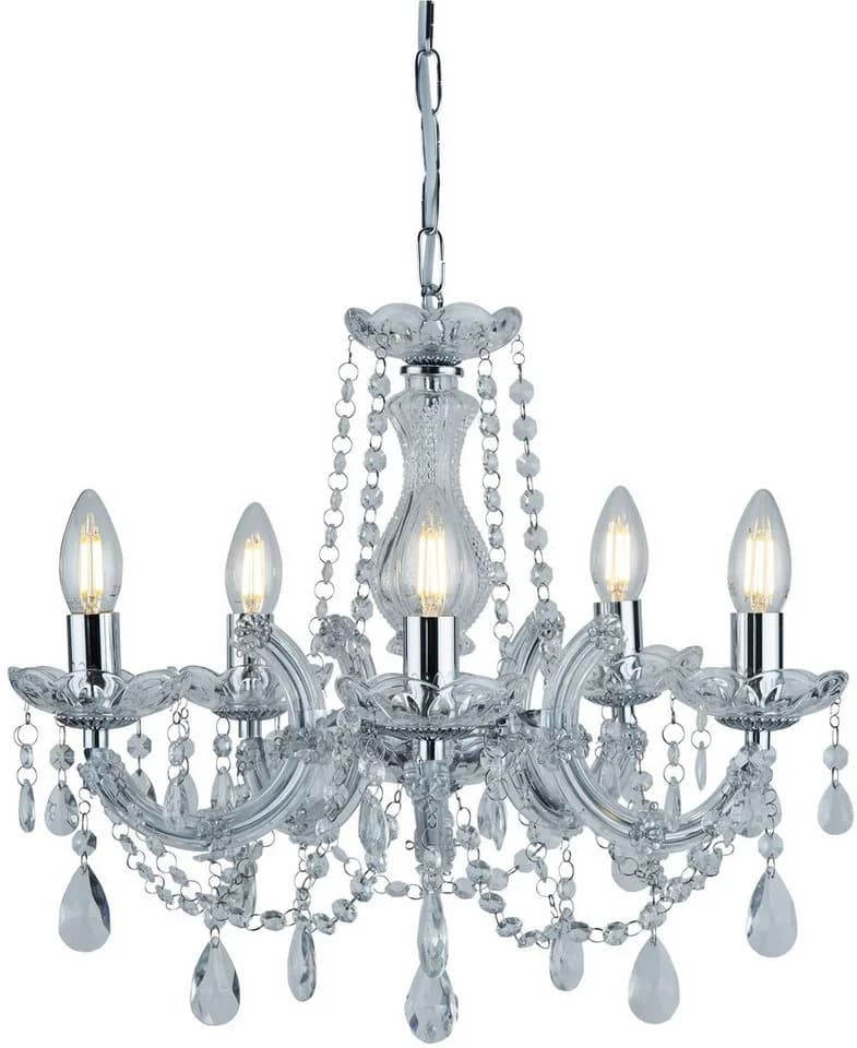 Kronleuchter Marie Therese 5-flammig Chrom - Bild 2