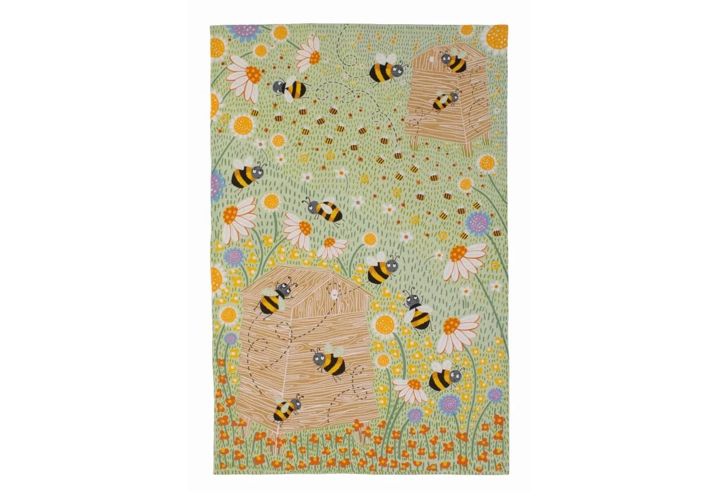 Ulster Weavers Geschirrtuch Daisy Bees 100% Baumwolle 48x74cm