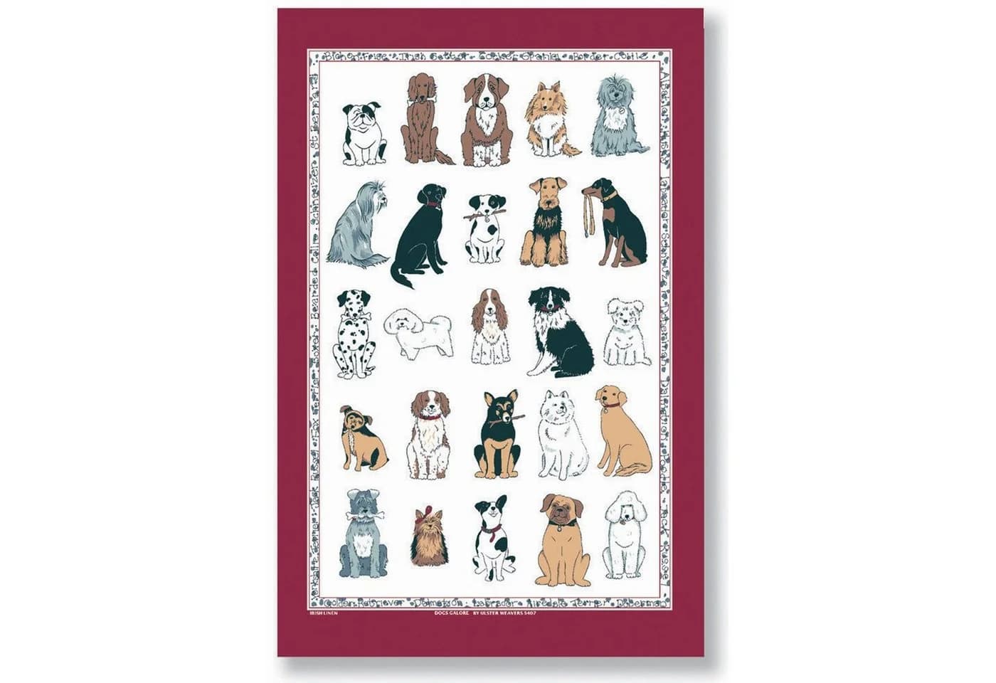 Ulster Weavers Geschirrtuch Dogs Galore 100% Baumwolle 48x74cm
