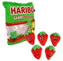 BEMIRO Haribo Tüte Plüsch XXL Erdbeer mit 5 Erdbeer-Plüschtieren Bild 1