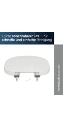 Ideal Standard WC-Sitz Connect Weiß Duroplast Abnehmbar Bild 5