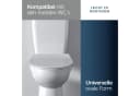 Ideal Standard WC-Sitz Universal mit Absenkautomatik Weiß Bild 3