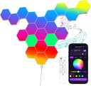 Athlix LED Wandleuchte Hexagon Panel RGB Bluetooth Musiksynchronisation Bild 2
