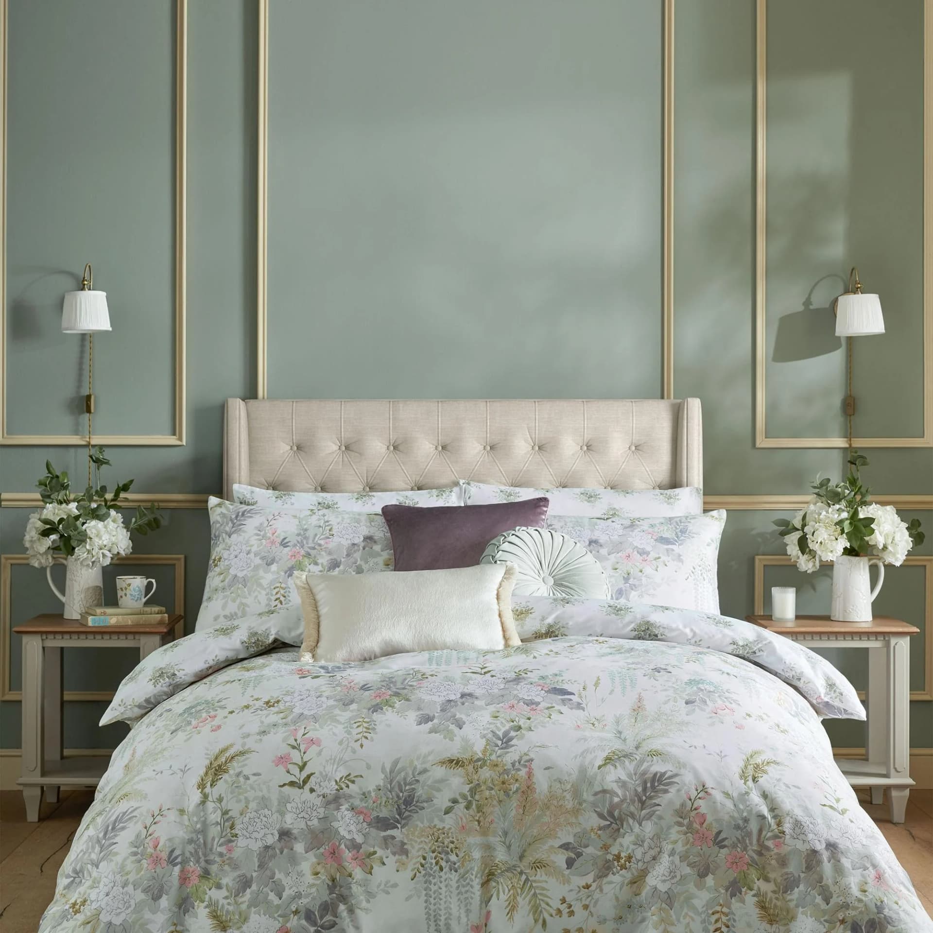 Laura Ashley Wendebettwäsche Linlithgow Satin Lavendel 3-tlg.