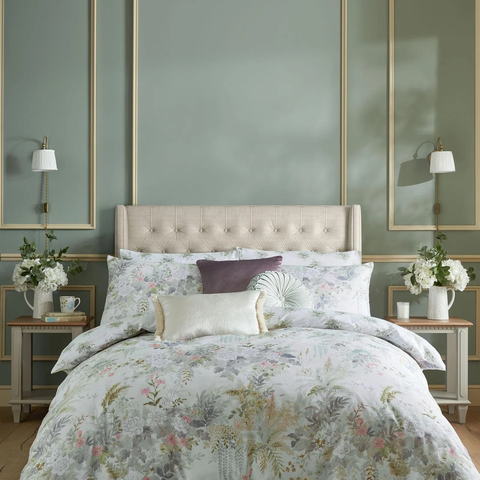 Laura Ashley Wendebettwäsche Linlithgow Satin Lavendel 3-tlg.