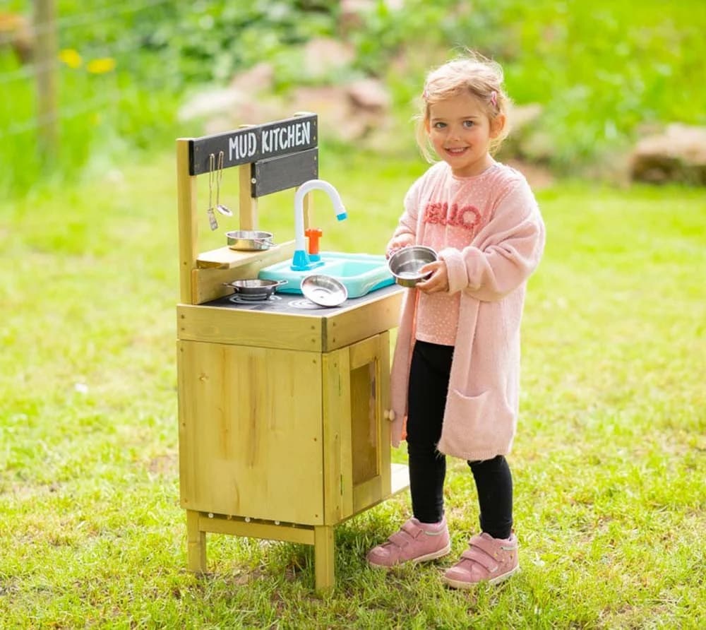TP Toys Kinderspielküche Holz Outdoor mit Waschbecken - Bild 2