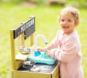 TP Toys Kinderspielküche Holz Outdoor mit Waschbecken Bild 5